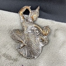 Vintage Thai Goddess Brooch