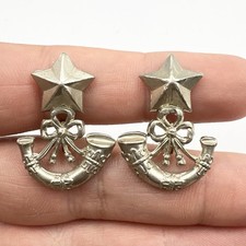 Genuine Cameroonians Scottish Rifles Collar Badges