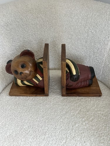 Vintage wooden wood - wooden, bear