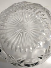 stunning crystal stewert large bowl signed