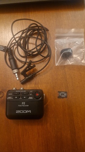 Zoom field recorder with - f2,
