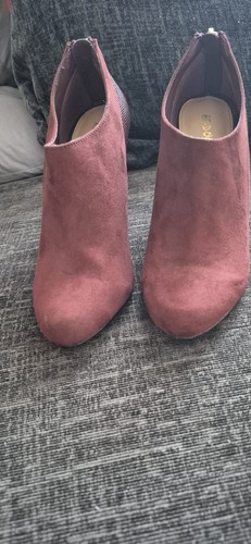 Head over heels dune burgundy - heels,