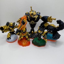 Skylanders Giants Figures Bundle Legendary Characters Bouncer, Ignitor