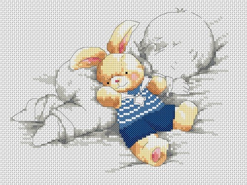 Cross stitch chart - cross,