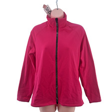 Agiva Ice Skating Jacket, Fleece Lined Rhinestone, Size 42 (L), Pink, RRP 64 EUR