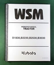 Kubota B1830 Workshop Manual