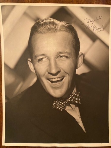 Bing crosby signed autographed - crosby,