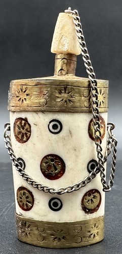 Tibetan bottle with spoon - bottle,