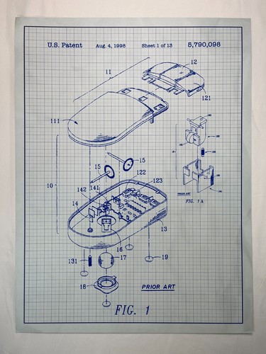 Vintage patent blueprint - vintage,