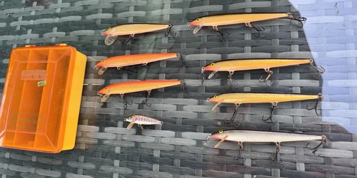 Eight rapala fishing lures - eight,