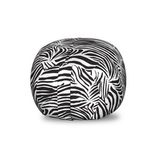 Zebra Print Storage Toy Bag