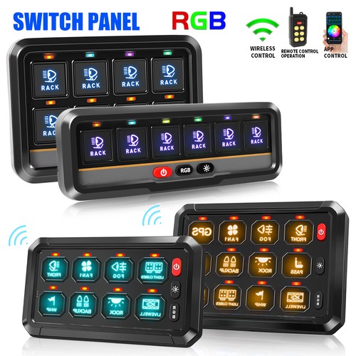 Rgb gang switch panel - rgb, 6/8/12