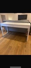 IKEA Micke Desk White with 2 Drawers, 142cm W, 51cm D