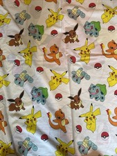 Pokémon 2-sided Single Bed Set (Duvet-cover And Pillow Case)