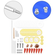 Premium Flute Repair Parts Kit with 70 Piece Tool Set for Open Hole Sound Pads
