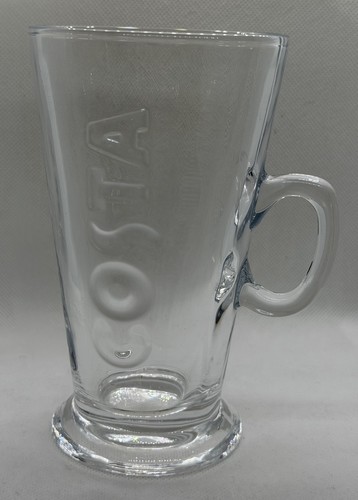 Costa coffee glass - coffee, latte