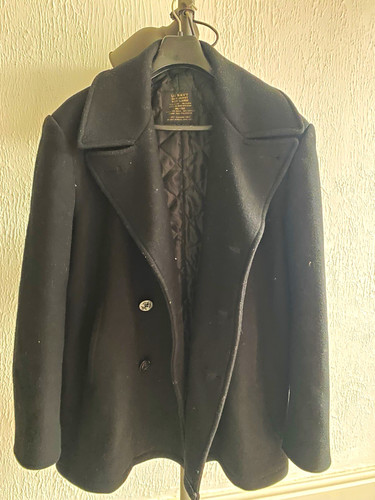 Navy men black - us, wool
