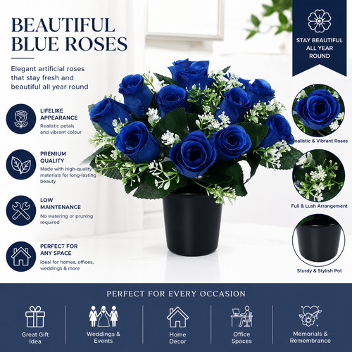 Rose grave flowers - grave,