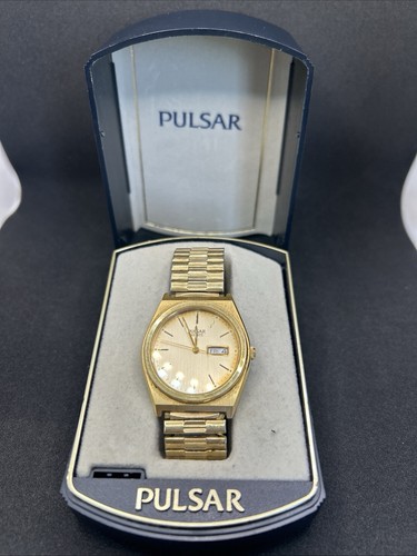 Vintage pulsar gold men - gold, men’s