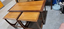 G Plan Astro Mid Century Nest of Tables in Teak Retro 1970s Scandinavian Design
