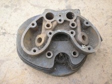 AJS Matchless 350 16 G3L ? IRON cylinder head BROKEN FIN USED AS FOUND REPAIR
