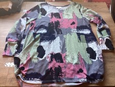 Apricot multicoloured Jumper size 10