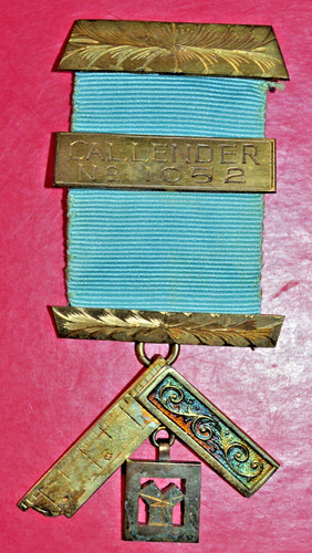 Masonic past master jewel - past,