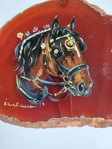 Beautiful vintage hand - , painted