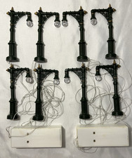 Lemax Village Collection Victorian Street Lamps SET OF 4 Lot Of 2