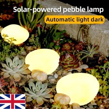 Solar Pebble Stone Lawn Light