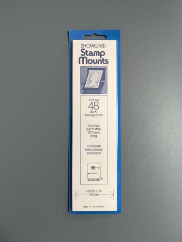 Showguard stamp mounts size - stamp, no