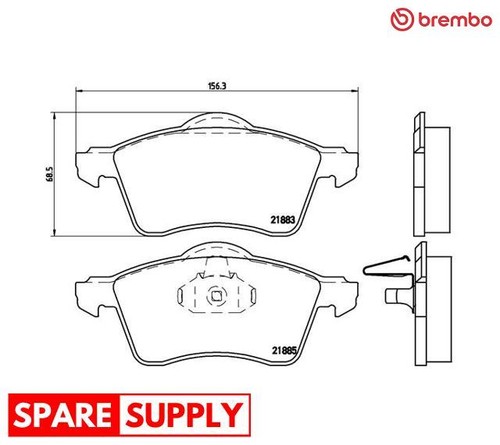 Brake pad set - brake, disc