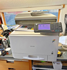 Ricoh Aficio MPC305spf Laser Printer Scanner Copier Fax Network & Airprint ready