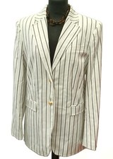 Vintage Women's White Striped