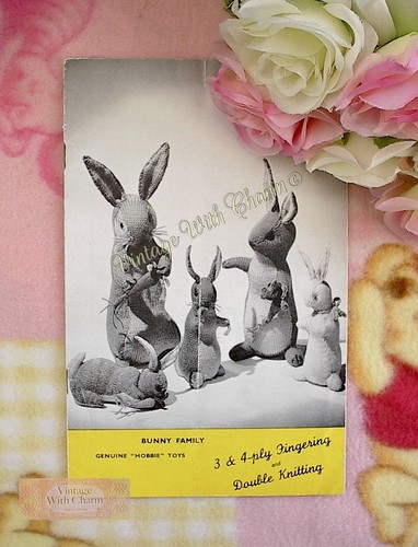 Vintage 1950s rabbit - rabbit, toy