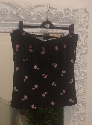 Women floral boob tube - floral,