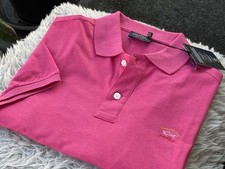 New Paul And Shark Yachting Polo Shirt Pink Size Medium Regular Super Quality!