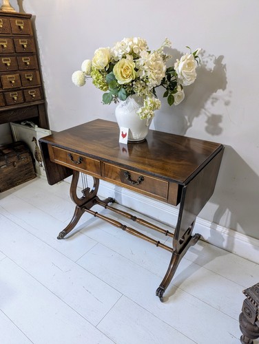 Antique desk sofa - sofa, table