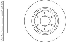 2x Apec Blue Front Brake Discs