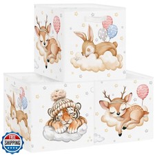 Clastyle Dream Animal Kid Storage Cube Organizer Set Star Clouds Balloon Clos