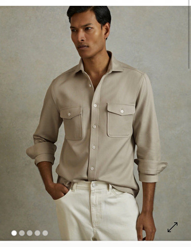Reiss men beige solid - reiss,