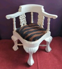 Miniature Wooden Corner Chair Teddy Bear/ Doll Display