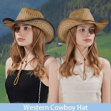 Sunscreen Straw Cowboy Hat