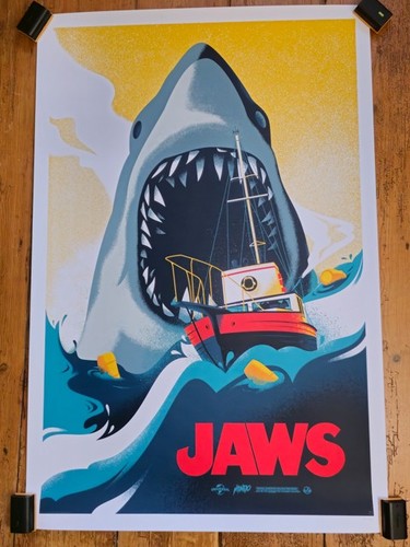 Jaws anniversary print - yr,