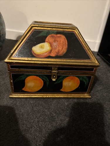 Vintage handpainted wooden - vintage,