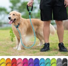Dog Slip leads for Large Dogs No Pull Dog Leads Nylon Figure 8 Rope Leads,UK