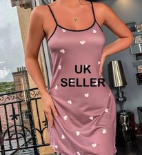 Ladies Sexy Satin Chemise