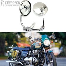 Chrome Round Motorcycle Bar