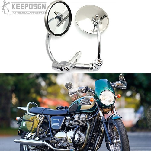 Chrome round motorcycle bar - round,