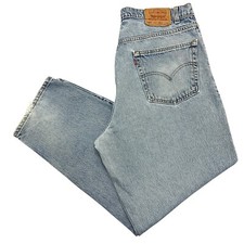 Vintage Levi's 560 Jeans Loose Fit Blue Mens 40W 30L 90s Red Tab 100% Denim